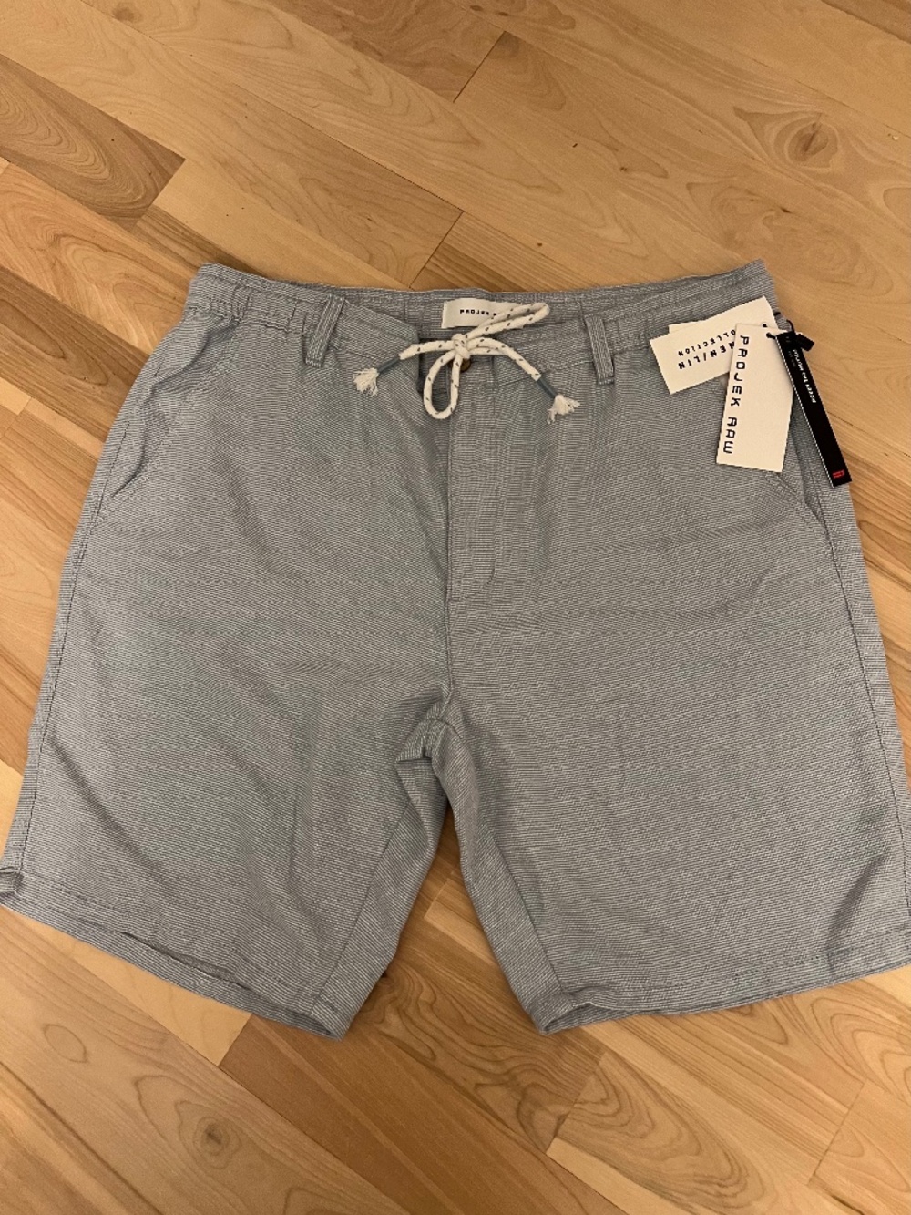 Parker Men's Light Blue Drawstring Shorts
